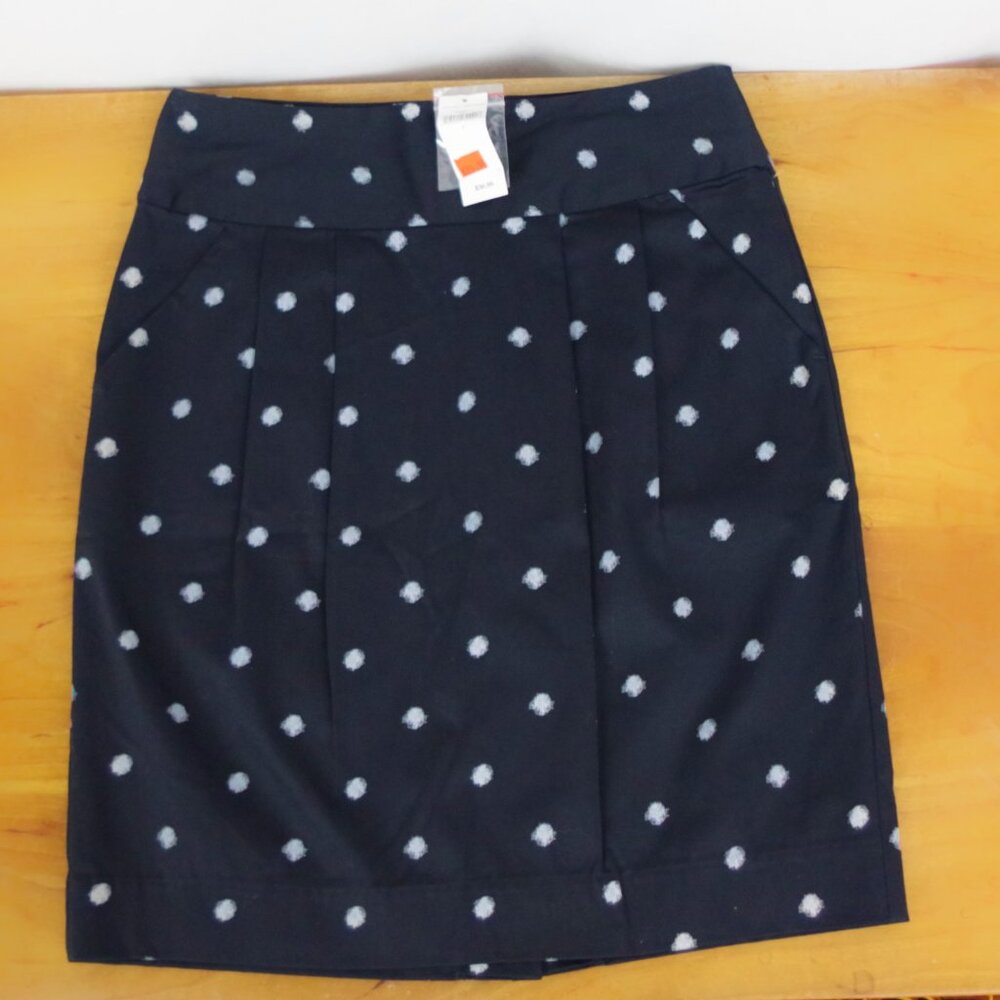 New Gap Polka Dot Pocketed Skirt Size 1